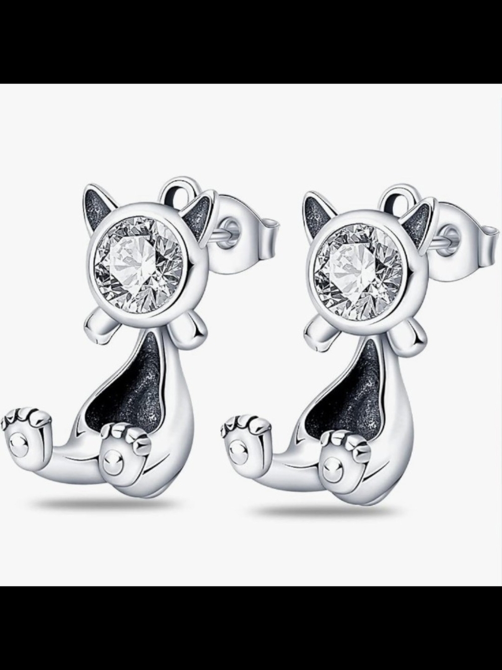 Whimsical Sitting Cat Earrings  Purrrrfect For Cat Lovers
